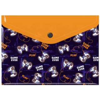 Teczka kopertowa A5 PP z nadrukiem GAMEPAD TKN-A5-33 BIURFOL