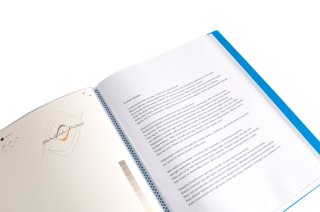 Teczka ofertowa A4 PP 20 koszulek NIEBIESKA BT630-N20 TETIS