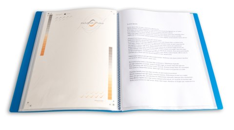 Teczka ofertowa A4 PP 60 koszulek NIEBIESKA BT630-N60 TETIS