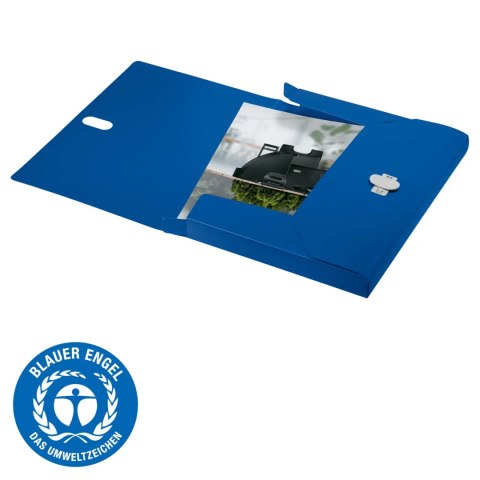 Teczka poszerzana Recycle A4 PP niebieska 46230035 LEITZ