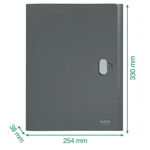 Teczka poszerzana Recycle A4 PP zielona 46230055 LEITZ