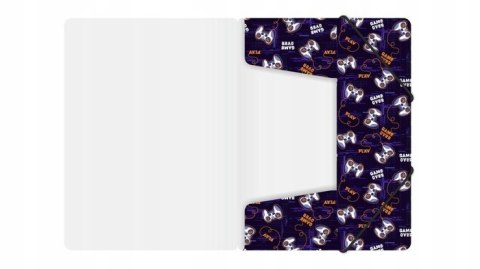 Teczka z gumką A4 PP z nadrukiem GAMEPAD TGN-A4-33 BIURFOL