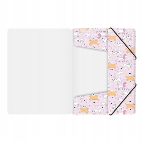 Teczka z gumką A4 PP z nadrukiem PUPPIES TGN-A4-36 BIURFOL