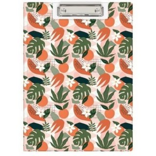 Teczka z klipem A4 z nadrukiem TROPICAL KHN-04-43 BIURFOL