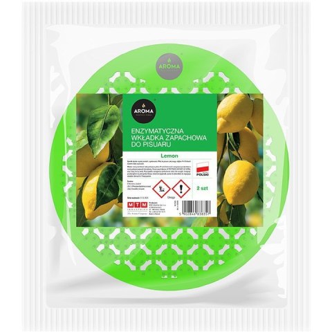 Wkładka zapachowa enzymatyczna do pisuaru Lemon (2szt.) AROMA PROFESSIONAL