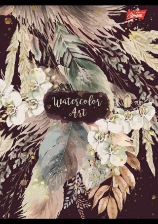 Zeszyt A5 60k kratka WATERCOLOR ART. laminowany UNIPAP