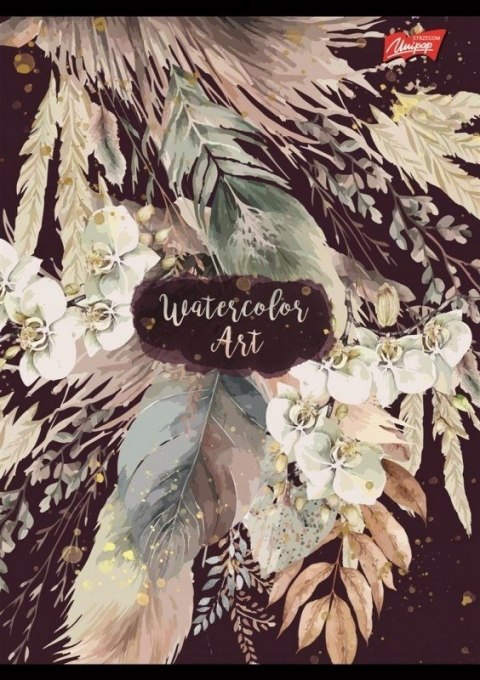 Zeszyt A5 60k kratka WATERCOLOR ART. laminowany UNIPAP