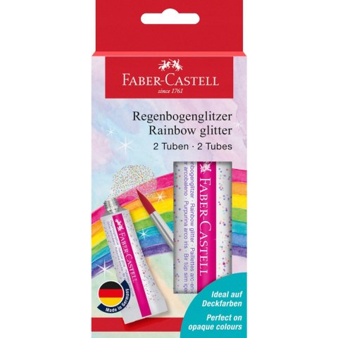 Brokat w żelu RAINBOW 12ml. (2szt.) blister 125089 Faber-Castell