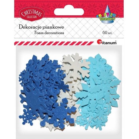 Dekoracje piankowe-śnieżynki (60) 282953 TITANUM