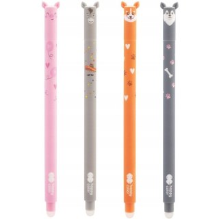 Długopis usuwalny USzAKI Babe , 0.5mm, niebieski HA 4120 01UB-3 Happy Color