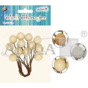 Gałązki dekoracyjne 3 wzory 11cm DPG-2878 ALIGA