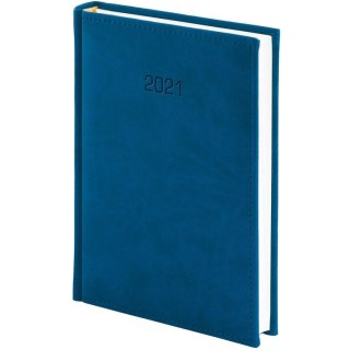 Kalendarz A4 Aluminium STANDARD dzienny p.biały 237 A4DB granatowy Wokół Nas