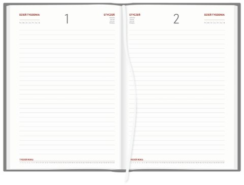 Kalendarz A4 Vivella UNIWERSALNY dzienny p.biały 238 A4DB czerwony Wokół Nas