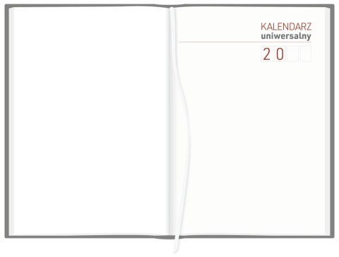 Kalendarz A4 Vivella UNIWERSALNY dzienny p.biały 238 A4DB czerwony Wokół Nas