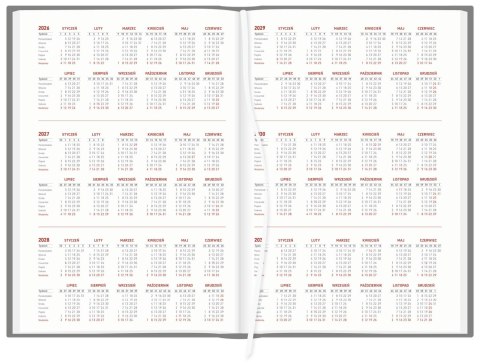 Kalendarz A4 Vivella UNIWERSALNY dzienny p.biały 238 A4DB czerwony Wokół Nas