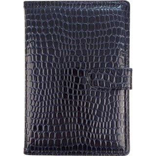 Kalendarz A5 dzienny z zapięciem 2026 krokodyl granatowy 0405-0907-02 Panta Plast