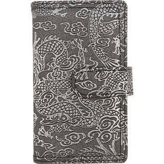 Kalendarz B6 dzienny z zapięciem 2026 dragon srebrny 0405-0938-12 Panta Plast