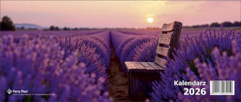 Kalendarz biurkowy poziomy 2026 0405-0902-99 Panta Plast