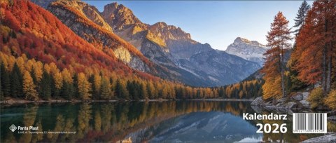 Kalendarz biurkowy poziomy 2026 0405-0902-99 Panta Plast