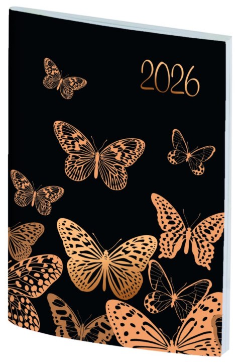 Kalendarz kieszonkowy A7 oprawa PCV bezbarwny 2026 A7040B-MIX Wokół Nas