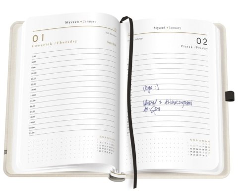 Kalendarz książkowy 2026 A5 384 Metallic Savage INTERDRUK