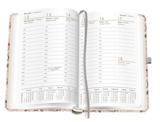 Kalendarz książkowy 2026 A5 192 Mat+UV Azure INTERDRUK