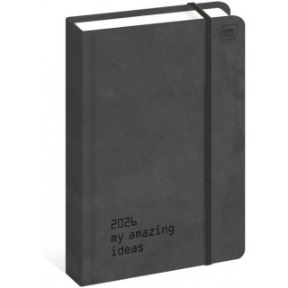 Kalendarz książkowy 2026 A5 384 Mat+UV Ideas INTERDRUK