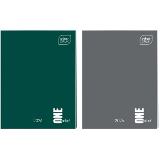 Kalendarz książkowy 2026 A7 One Color INTERDRUK