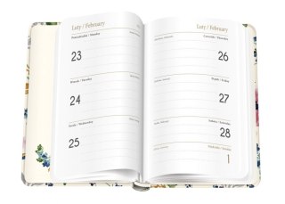 Kalendarz książkowy A6 192 Metallic Spring INTERDRUK