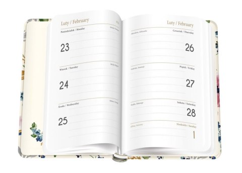 Kalendarz książkowy A6 192 Metallic Spring INTERDRUK