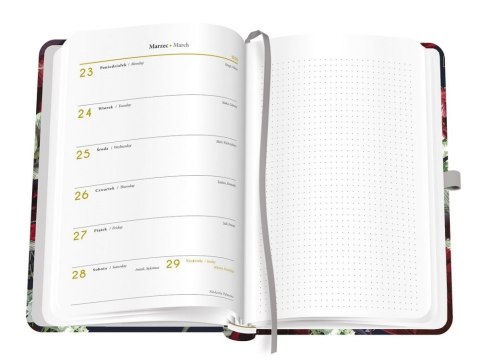 Kalendarz książkowy B5 192 Mat+UV Wildflowers INTERDRUK