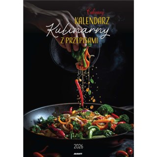 Kalendarz ścienny mały KULINARNY Z PRZEPISAMI KSM-S-2 AVANTI