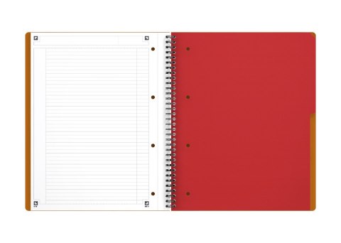 Kołonotatnik A4 80K linie PP OXFORD Activebook International 100102994