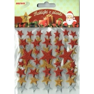 Naklejki z pianki GWIAZDKI PVX11 BREWIS