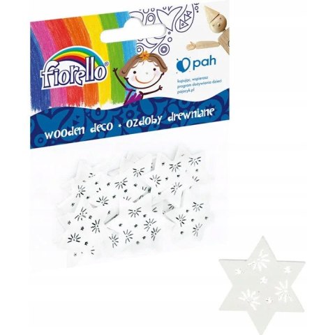 Ozdoby drewniene FIORELLO GR-WD811 gwiazdki 29mm (15) 170-2530