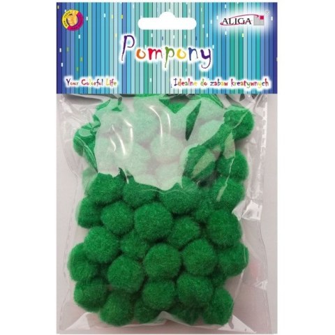 Pompony POM-402 zielone ALIGA