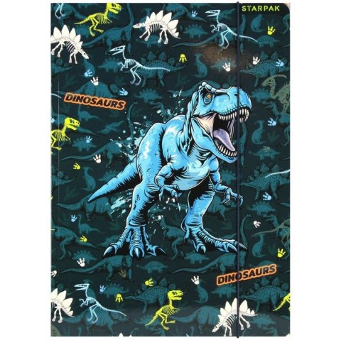 Teczka z gumką A4 DINO GLOW 559701 STARPAK