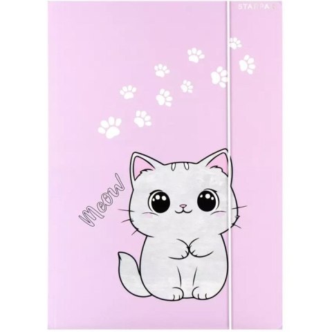 Teczka z gumką A4 KOTEK PLUSZ 559723 STARPAK