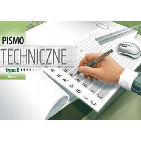 Blok A4 pismo techniczne typ B proste Kreska