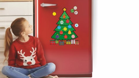 Choinka magnetyczna BOMBKI zestaw kreatywny ZK-CHM-01 BIURFOL