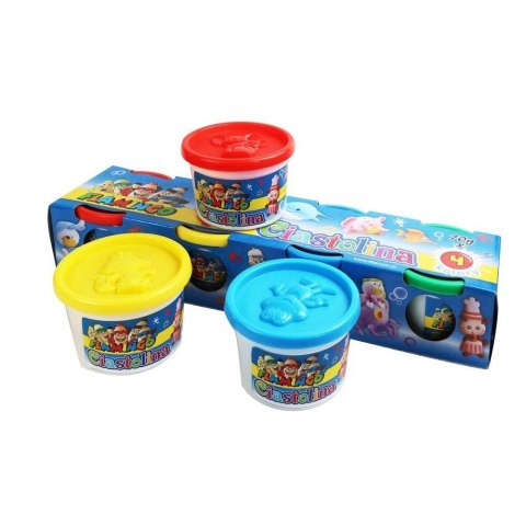 Ciastolina Flamingo 4x70g 334697 TITANUM