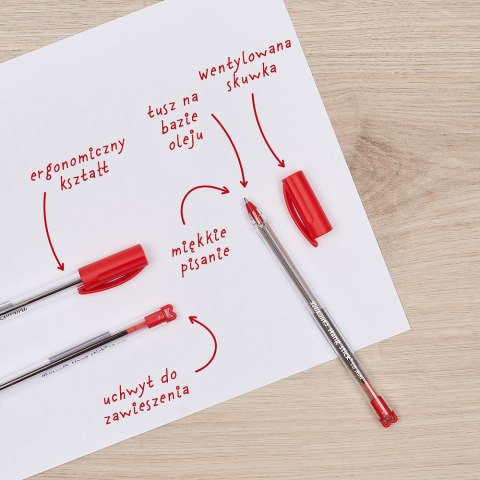 Długopis hang stick K86 czerwony 400197416 PELIKAN