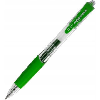 Długopis żelowy automatyczny MASTERSHIP zielony TO-077 TOMA