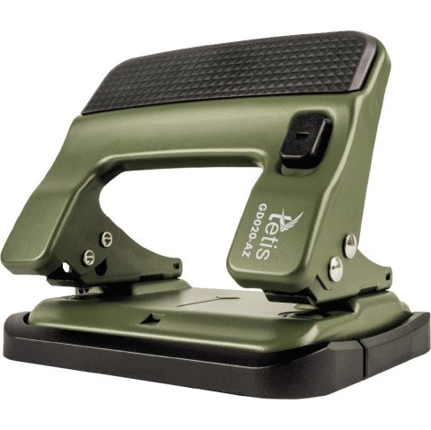 Dziurkacz metalowy 30k zielony GD020-AZ TETIS