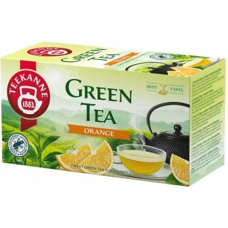 Herbata TEEKANNE zielona (20 torebek x 1,75g) Pomarańcz