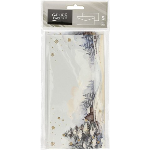 Koperta DL MAGIA ZIMY 120g. + karnet 190g. (10szt.) 283198 Galeria Papieru