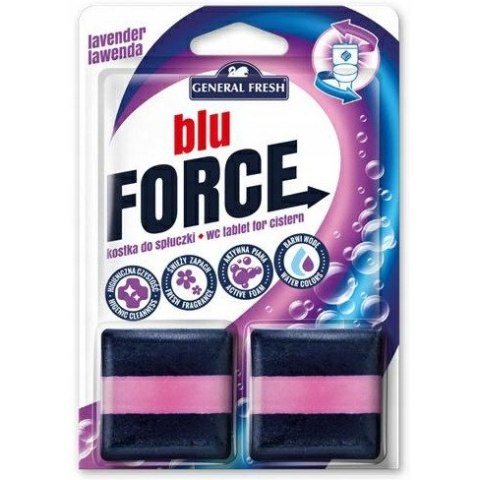 Kostka do WC BLU FORCE do spłuczki 50g (2 sztuki) lawenda GENERAL FRESH