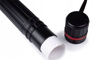 Tuba regulowana 75-135cm czarna średnica 10.5cm 50032 LENIAR