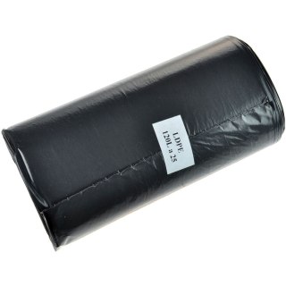 Worki na śmieci 120L LDPE (25szt) czarne