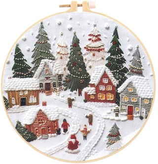 Zestaw do haftowania Wioska Św. Mikołaja 649471 TITANUM